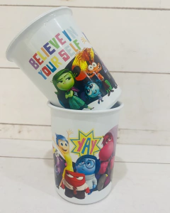 VASO CHICO PLASTICO INTENSAMENTE - comprar online