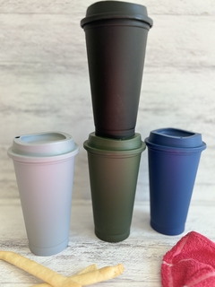 VASO ECO CAFÉ LISO DARK
