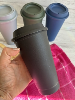 VASO ECO CAFÉ LISO DARK - comprar online