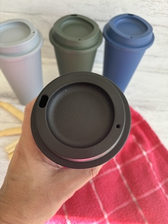 VASO ECO CAFÉ LISO DARK - mayoristaserma