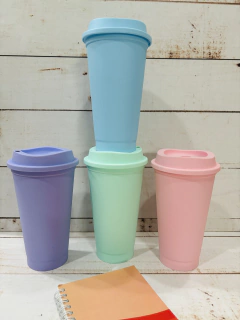VASO ECO CAFÉ LISO PASTEL