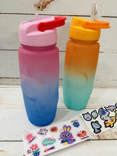 BOTELLA DEGRADE 600ml RELIEVE DINO - mayoristaserma