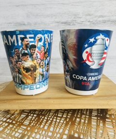 TAZA CÓNICA PLÁSTICA FÚTBOL - tienda online