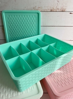 ORGANIZADOR DE CAJON CON TAPA 10 DIVISIONES - comprar online