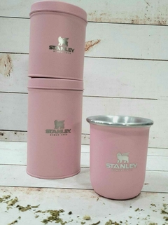 SET MATERO ALUMINIO ROSA GRABADO STANLEY - comprar online