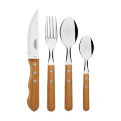 Set 24 Cubiertos Asado Jumbo Tramontina Dynamic 29899/451 - mayoristaserma