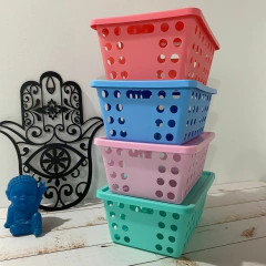 CANASTO CHICO CALADO CON TAPA - mayoristaserma