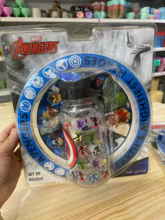 BLISTER PLATO PLAYO + BOTELLA FLIP TOP PERSONAJES en internet