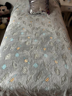 FRAZADA/MANTA POLAR LUMINOSA en internet