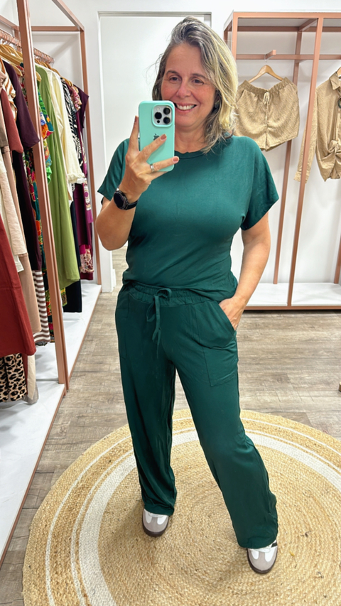 Conjunto Moletinho Manga Curta - comprar online