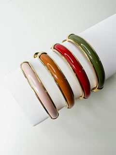 Bracelete esmaltado bolead0