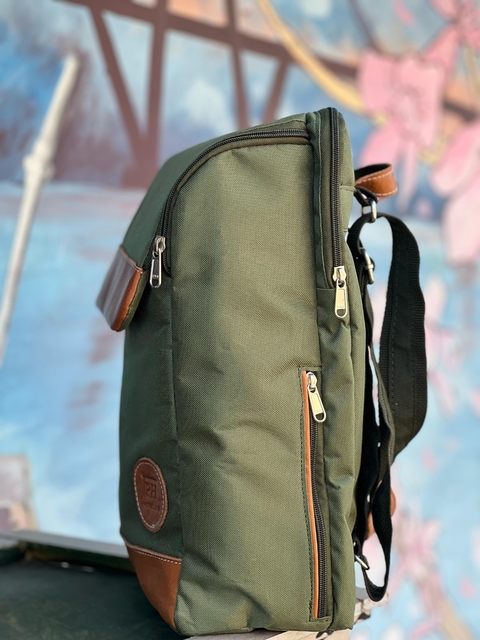 MOCHILA MATERA MAYA CORDURA CUERO SIMPLE - comprar online