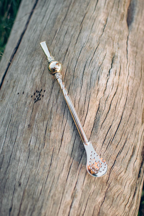 BOMBILLA UNA BOCHA DE ALPACA - comprar online