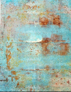 Papel para Scrap A4 - Fundos Turquesa - Folha 8