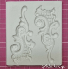 Molde de Silicone Arabesco (duplo)