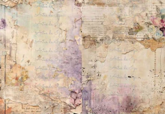 Papel de seda 40 gr. para decoupage - Fundos Pastéis - folha 14 - comprar online