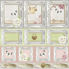 Papel para scrapbooking Coleção Encanto de Flores - Aprecie a jornada - comprar online