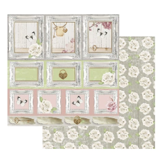 Papel para scrapbooking Coleção Encanto de Flores - Aprecie a jornada