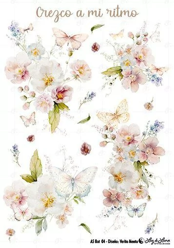 Adesivo Transfer Luz de Luna - A5 - Ref.BOT 04