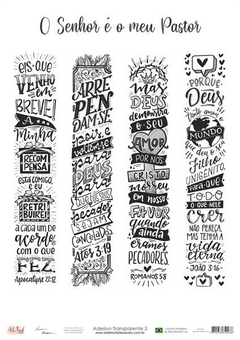 Adesivo transparente para scrapbooking Coleção Rhema 3
