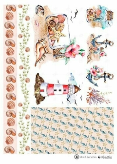 Papel de seda para decoupage Ref: AIM 12