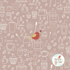 Papel para Decoupage - Coleção Café - Café 2