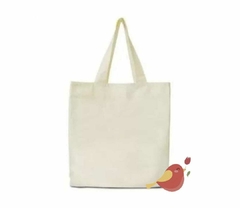 Ecobag de algodão crú - 30x40 cm