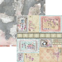 Papel para scrapbooking Coleção Essence of Life - Folha 7