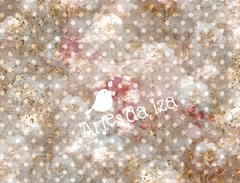 Papel para Scrap A4 - Florista - Folha 03