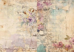 Papel de seda 40 gr. para decoupage - Fundos Pastéis - folha 17 - comprar online