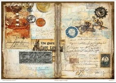 Papel para Decoupage A3 - Coleção Viagem Vintage - modelo 5 - comprar online