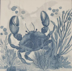 Guardanapo de papel folha dupla 33x33 - Fundo do mar - loja online