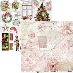 Papel para scrapbooking Coleção HoHoHo - Folha 3
