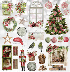 Papel para scrapbooking Coleção HoHoHo - Folha 3 - comprar online