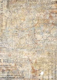 Papel para Scrap A4 - Steam Industrial - Folha 01