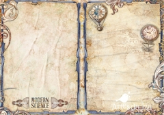 Papel para Scrap A4 - Steam Industrial - Folha 06