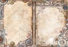 Papel para Scrap A4 - Steam Industrial - Folha 07