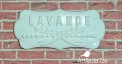 Aplique de Resina - Lavanda - Placa III - comprar online
