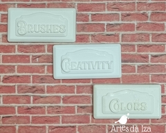 Aplique de Resina - Atelier - Placas - comprar online