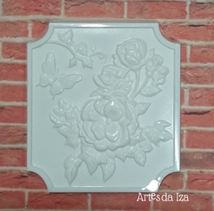 Aplique de Resina - Placa Quadrada II - comprar online