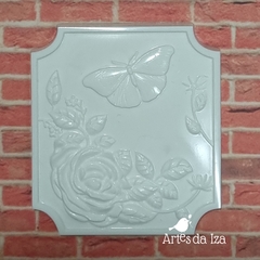 Aplique de Resina - Placa Quadrada IV
