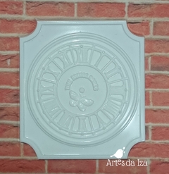 Aplique de Resina - Placa Quadrada V - comprar online