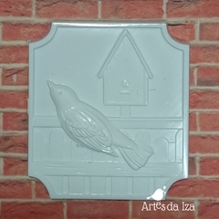Aplique de Resina - Placa Quadrada VI