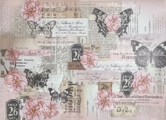 Papel de seda 40 gr. para decoupage Ref: S7