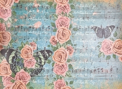 Papel de seda 40 gr. para decoupage Ref: SAV35