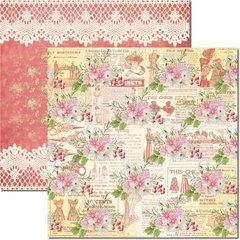 Papel para scrapbooking Coleção Costura 5