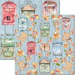 Papel para scrapbooking Coleção Letters 5