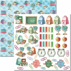 Papel para scrapbooking Coleção Volta às Aulas 3