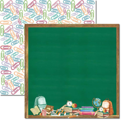 Papel para scrapbooking Coleção Volta às Aulas 4