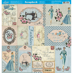 Papel para scrapbooking Litoarte - SD-1065 - comprar online